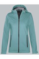 TRIGEMA Regular Fit Dames Softshell Jas groen, Effen