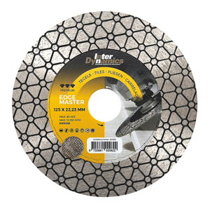 InterDynamics EdgeMaster Premium 2-in-1 diamantzaag 125 asgat 22.23mm | 1 stuk - 341125