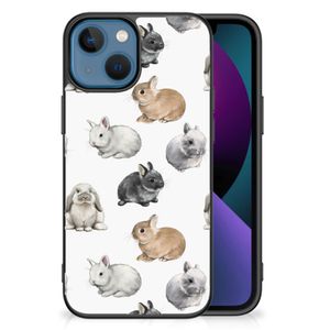 Dierenprint Telefoonhoesje voor Apple iPhone 13 Konijntjes