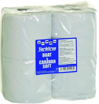 Yachticon Boot & Caravan Zacht Toilet Papier 4 Rollen Default