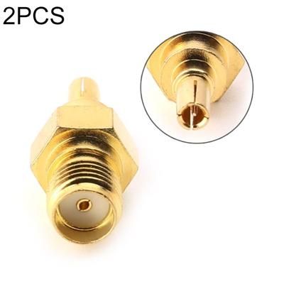 2 stks SMA female naar CRC9 mannelijke RF coaxiale connector