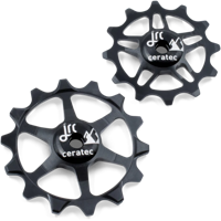 Jrc - keramische derailleurwiel set sram eagle xx1, x01, gx, nx, sx 12/14t zwart