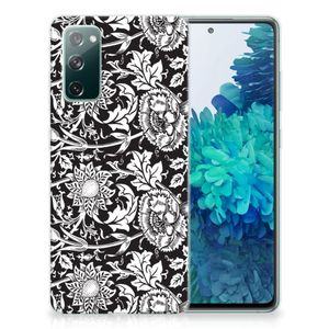 Samsung Galaxy S20 FE TPU Case Black Flowers