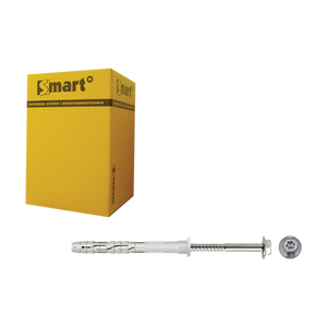 pgb-Europe SMART | Raamplug CB zeskantschroef Ø 10x140 NZN | 25 st SM0RPCN011001403