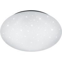 LED Plafondlamp - Trion Hakura - 46W - Natuurlijk Wit 4000K - Dimbaar - Sterlicht - Rond - Mat Wit - Kunststof - thumbnail