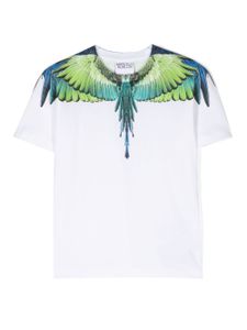 Marcelo Burlon County Of Milan Kids t-shirt en coton biologique à imprimé Wings - Blanc