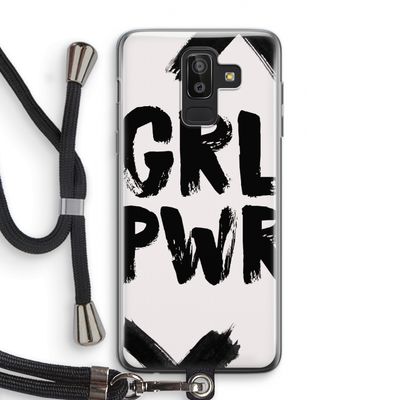 Girl Power #2: Samsung Galaxy J8 (2018) Transparant Hoesje met koord