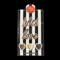Voor Jou! Cadeau doos black & white with love 100 Gram