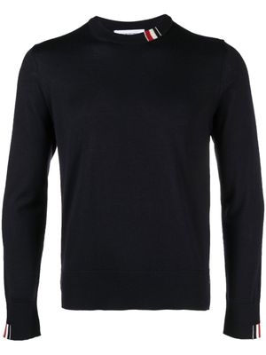 Thom Browne pull à col rond - Bleu