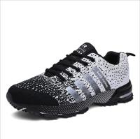 Outdoor Antiskid ademend trekking Hunting toerisme berg sneakers casual schoenen schoenmaat: 5 (zwart-wit)