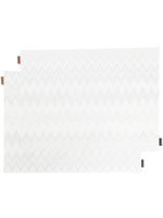 Missoni Home nappe de table à rayures diagonales - Blanc