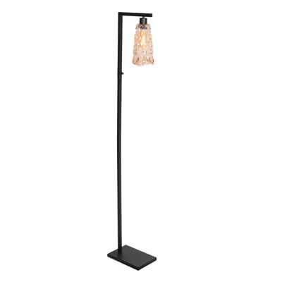 Steinhauer VloerlampVidrio zwart met amber glas - 3838ZW