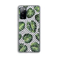 Geometrische jungle: Samsung Galaxy S20 FE / S20 FE 5G Transparant Hoesje Geometrische jungle: Samsung Galaxy S20 FE / S20 FE 5G Transparant Hoesje
