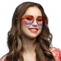 Party Bril Woodstock Glasslook