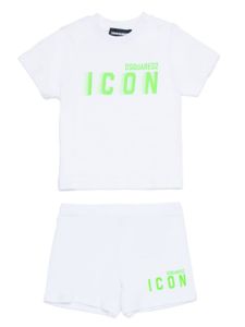 DSQUARED2 KIDS combinaison à imprimé Icon - Blanc