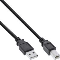 InLine 34535X USB-kabel 3 m USB A USB B Zwart - thumbnail