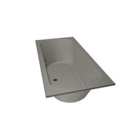 Xenz Lagoon Duobad - 190x90x53 - afvoer Midden - acryl - cement 6929-06