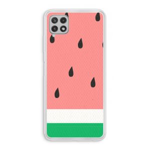 Watermeloen: Samsung Galaxy A22 4G Transparant Hoesje
