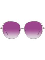 Dita Eyewear lunettes de soleil Aroha à monture ronde - Argent