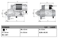 Startmotor DSN605 - thumbnail