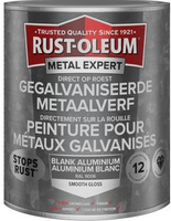 rust-oleum metal expert gegalvaniseerde metaalverf ral 9010 0.75 ltr - thumbnail