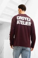 Croyez Sprayed Atelier Longsleeve T-Shirt Heren Paars - Maat XL - Kleur: Paars | Soccerfanshop