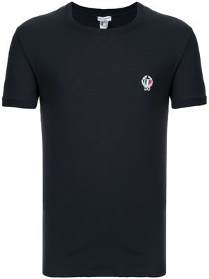 Dolce & Gabbana t-shirt à broderies - Bleu