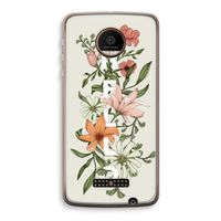 Hello bloemen: Motorola Moto Z Force Transparant Hoesje