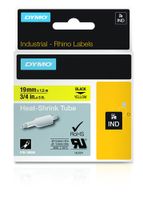 DYMO 18058 labelprinter-tape Zwart op geel - thumbnail