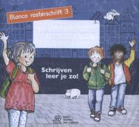 Schrijven leer je zo! Blanco rasterschrift 3 - set a 5 stuks (Paperback)