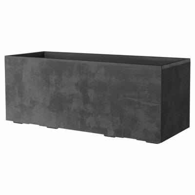 Bloempot Deroma Antraciet 99 cm Plastic Rechthoekig Modern