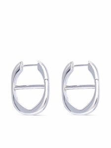 Capsule Eleven boucles d'oreilles pendantes en chaîne - Argent