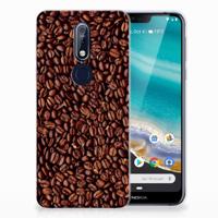 Nokia 7.1 | Siliconen Case | Koffiebonen