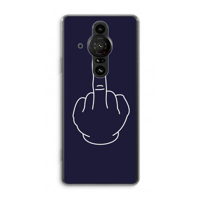 F**k U: Sony Xperia Pro-I Transparant Hoesje