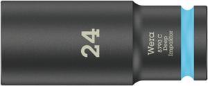 Wera 8790 C Impaktor Deep doppen met 1/2"-aandrijving, 24 x 83 mm - 05004839001