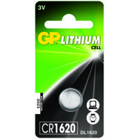 GP Batteries Knoopcel CR1620 Lituim 3V - thumbnail