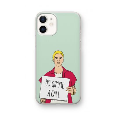 Gimme a call: iPhone 12 mini Transparant Hoesje