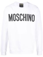 Moschino pull à logo imprimé - Blanc - thumbnail