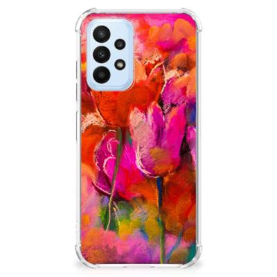 Back Cover Samsung Galaxy A23 Tulips Back Cover Samsung Galaxy A23 Tulips