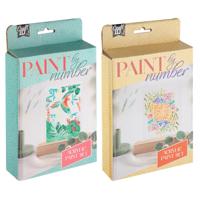 Craft ID schilderen op nummer kit