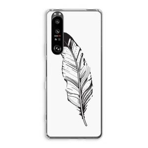 Pluim: Sony Xperia 1 III Transparant Hoesje