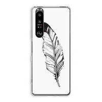 Pluim: Sony Xperia 1 III Transparant Hoesje
