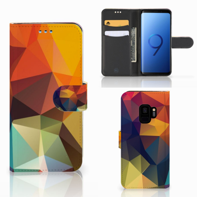 Samsung Galaxy S9 | Book Case | Polygon Color
