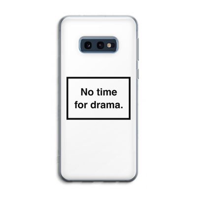 No drama: Samsung Galaxy S10e Transparant Hoesje
