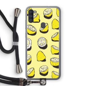 When Life Gives You Lemons...: Samsung Galaxy A11 Transparant Hoesje met koord