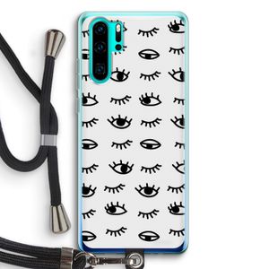 Eye pattern #2: Huawei P30 Pro Transparant Hoesje met koord