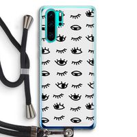 Eye pattern #2: Huawei P30 Pro Transparant Hoesje met koord