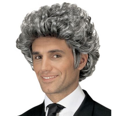 Pruik John grijs
