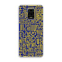 Majorelle Blue Print: Xiaomi Redmi Note 10 Lite Transparant Hoesje