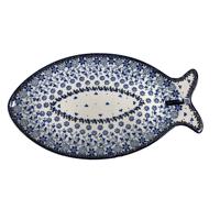 Fish plate large belle fleur